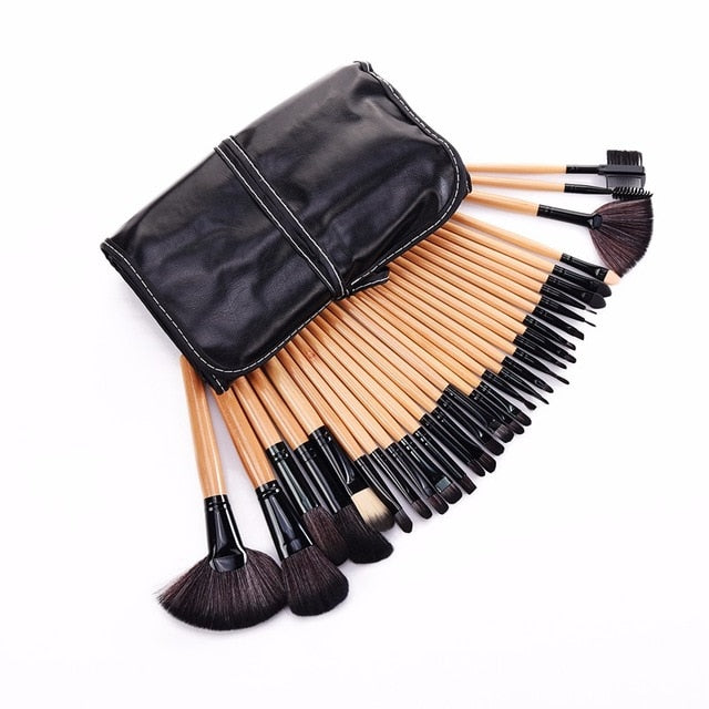 ROSALIND 32PCS/SETS Synthetic Hair Makeup Brushes